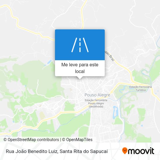 Rua João Benedito Luiz mapa