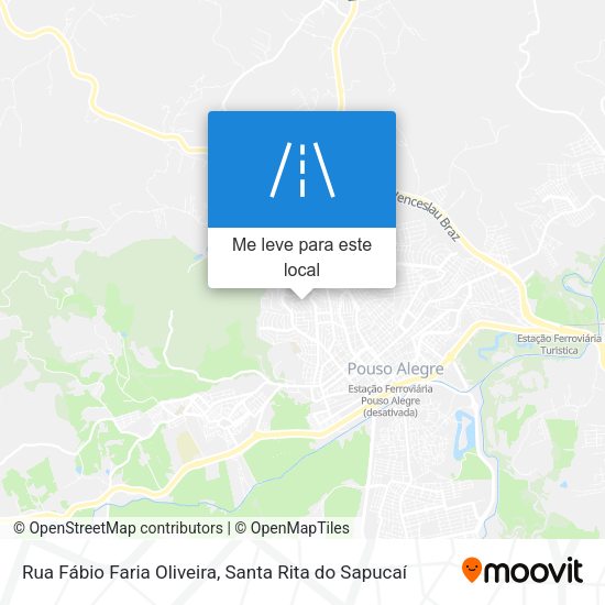 Rua Fábio Faria Oliveira mapa