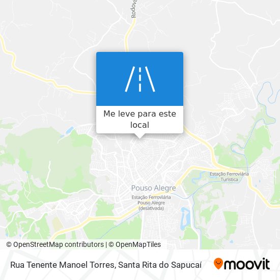 Rua Tenente Manoel Torres mapa