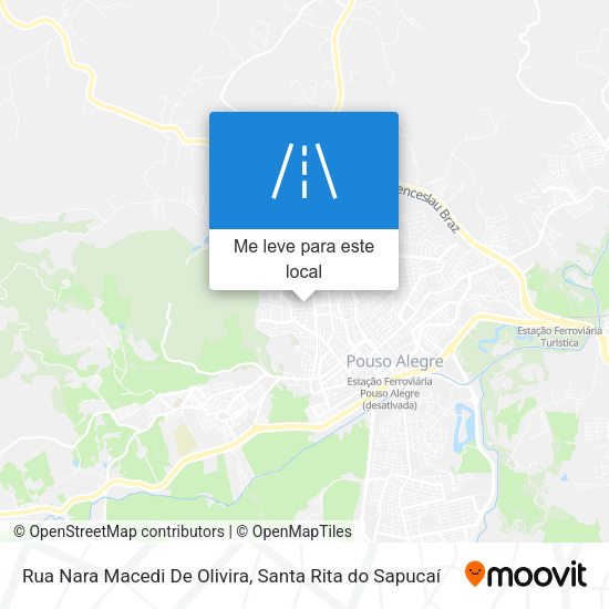 Rua Nara Macedi De Olivira mapa