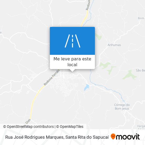 Rua José Rodrigues Marques mapa