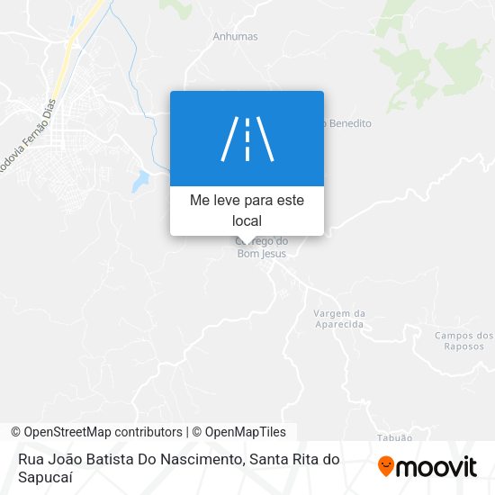 Rua João Batista Do Nascimento mapa