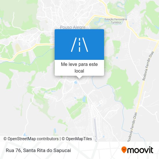 Rua 76 mapa