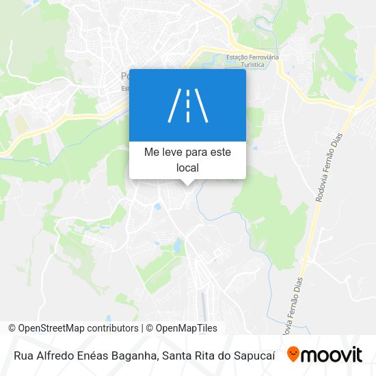 Rua Alfredo Enéas Baganha mapa