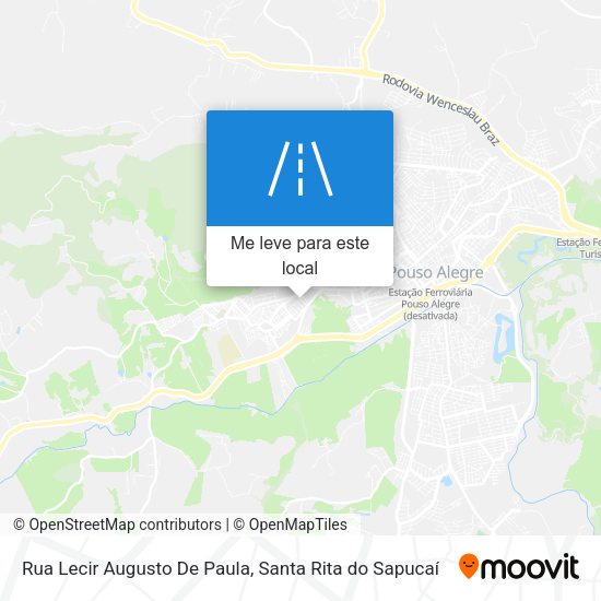 Rua Lecir Augusto De Paula mapa