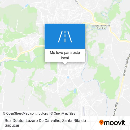 Rua Doutor Lázaro De Carvalho mapa