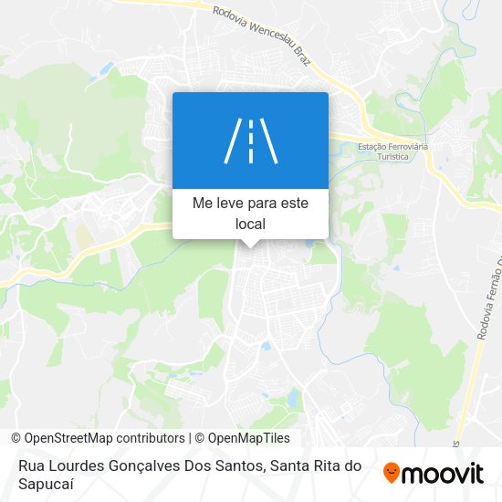 Rua Lourdes Gonçalves Dos Santos mapa