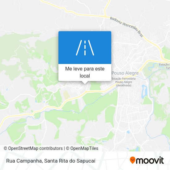Rua Campanha mapa