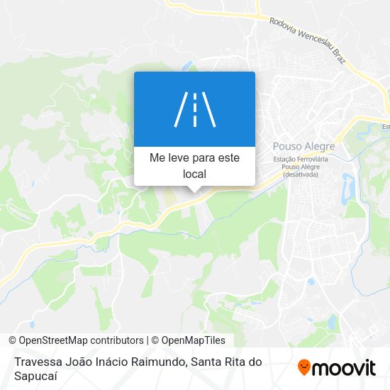 Travessa João Inácio Raimundo mapa