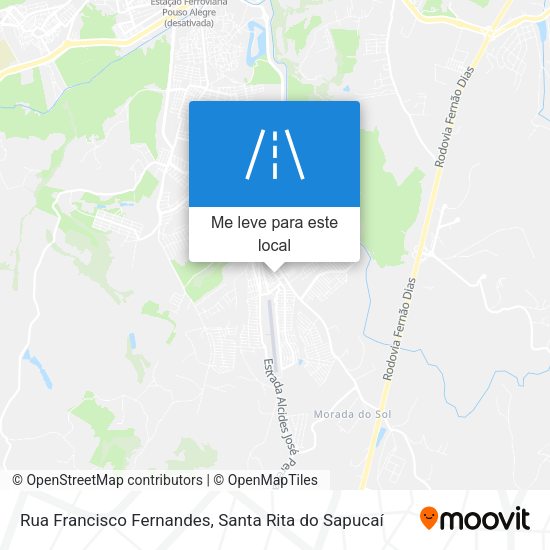 Rua Francisco Fernandes mapa