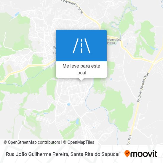 Rua João Guilherme Pereira mapa