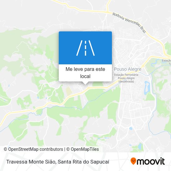 Travessa Monte Sião mapa