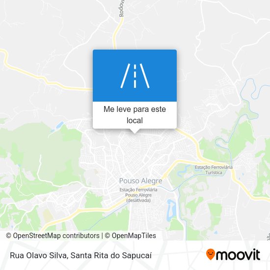 Rua Olavo Silva mapa