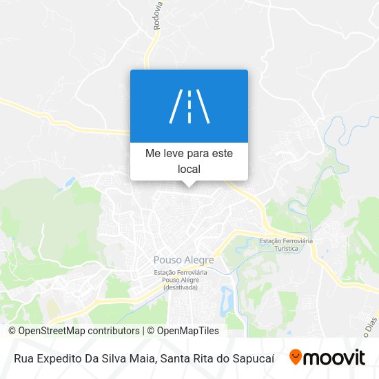 Rua Expedito Da Silva Maia mapa