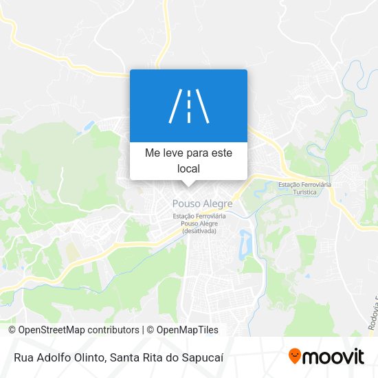 Rua Adolfo Olinto mapa