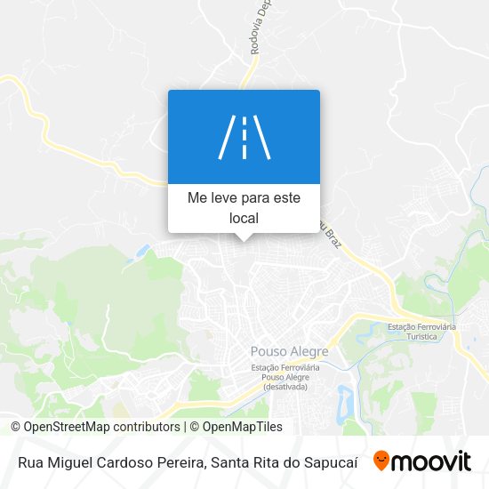 Rua Miguel Cardoso Pereira mapa