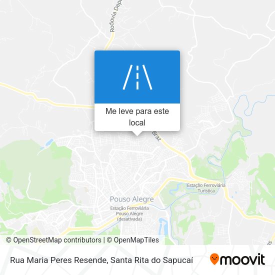Rua Maria Peres Resende mapa