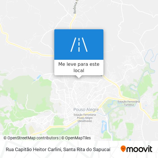 Rua Capitão Heitor Carlini mapa