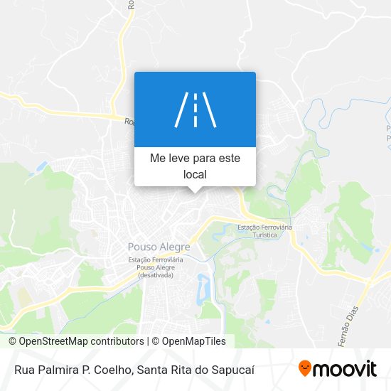 Rua Palmira P. Coelho mapa