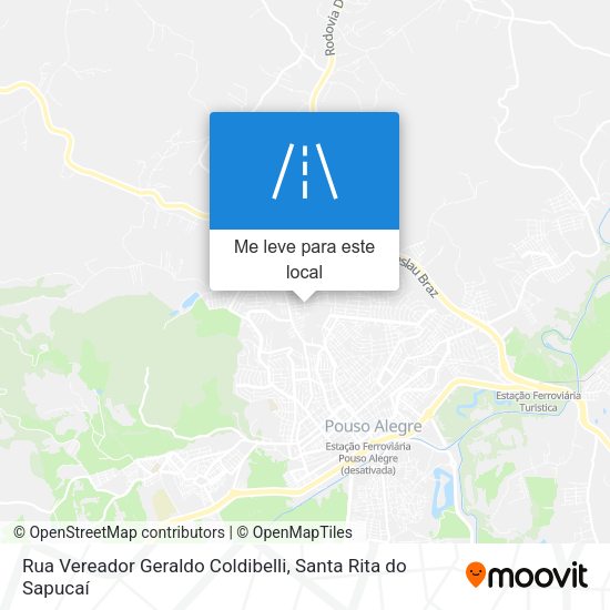 Rua Vereador Geraldo Coldibelli mapa