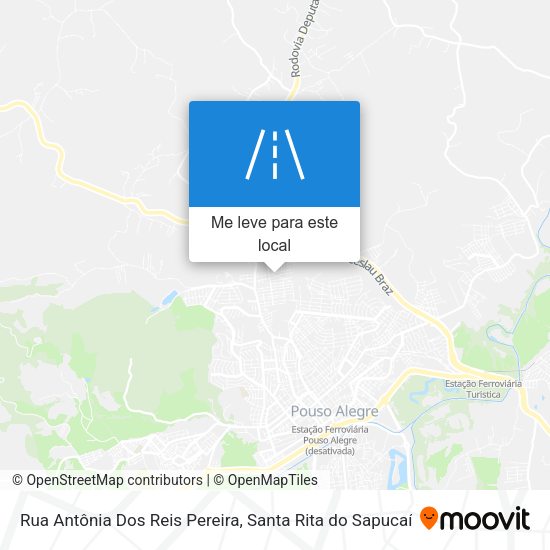Rua Antônia Dos Reis Pereira mapa
