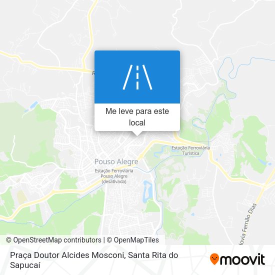 Praça Doutor Alcides Mosconi mapa