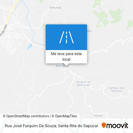 Rua José Furquim De Souza mapa