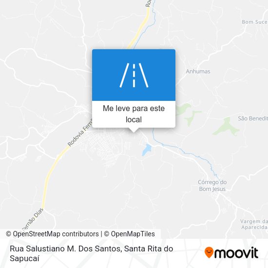 Rua Salustiano M. Dos Santos mapa
