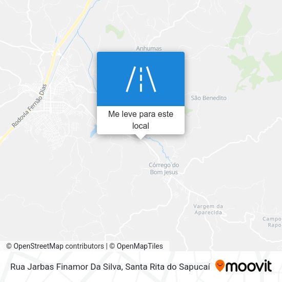 Rua Jarbas Finamor Da Silva mapa