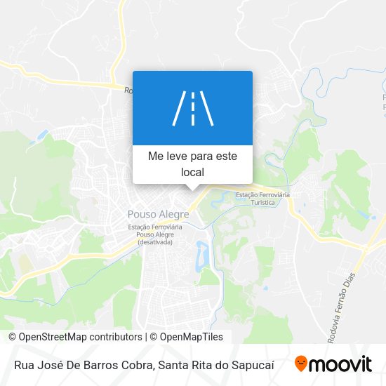 Rua José De Barros Cobra mapa