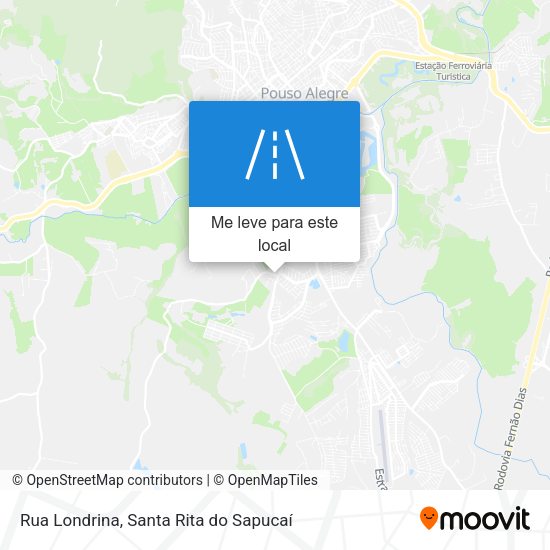 Rua Londrina mapa