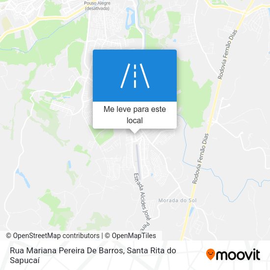 Rua Mariana Pereira De Barros mapa