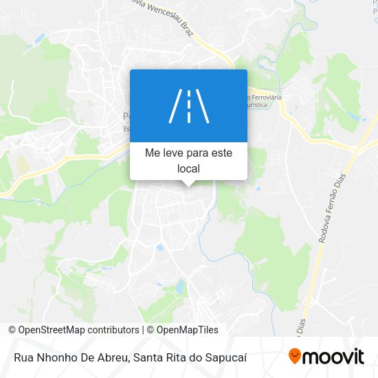 Rua Nhonho De Abreu mapa