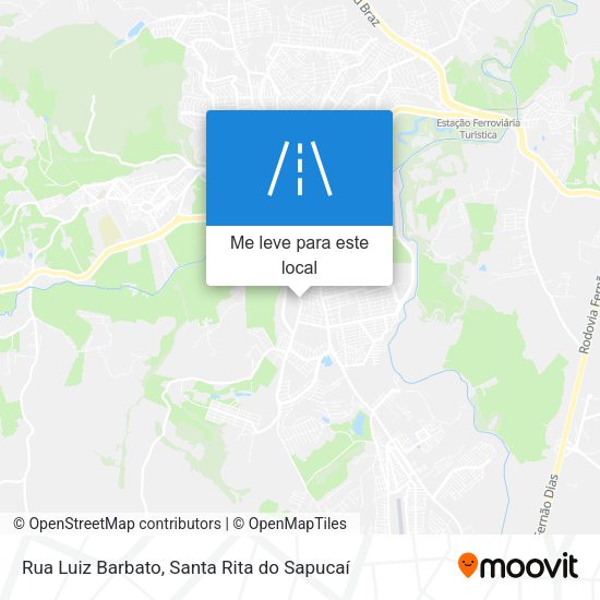 Rua Luiz Barbato mapa