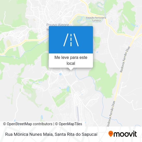 Rua Mônica Nunes Maia mapa