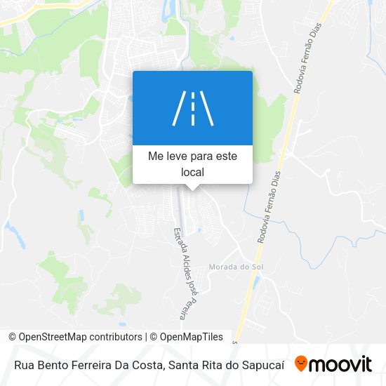 Rua Bento Ferreira Da Costa mapa
