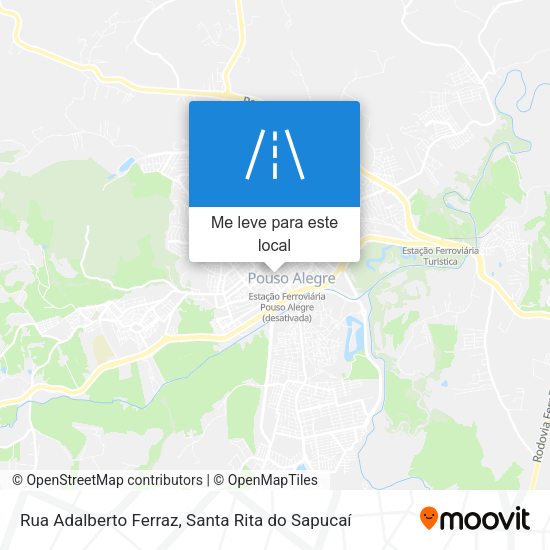 Rua Adalberto Ferraz mapa