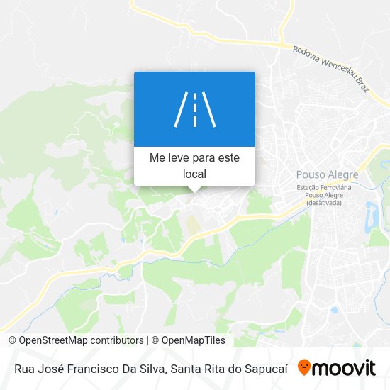 Rua José Francisco Da Silva mapa