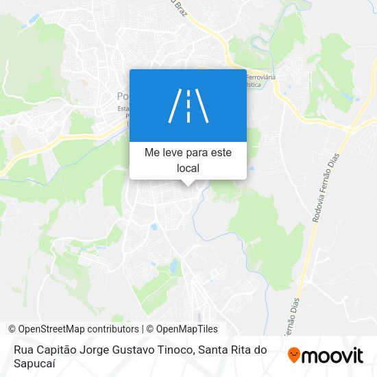 Rua Capitão Jorge Gustavo Tinoco mapa