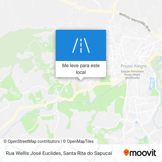Rua Wellis José Euclides mapa
