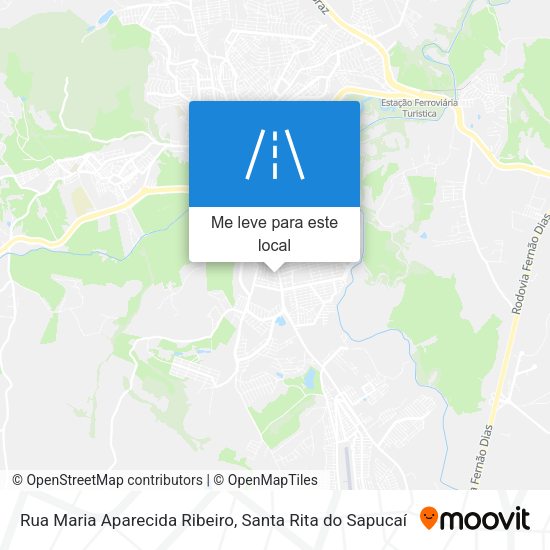 Rua Maria Aparecida Ribeiro mapa