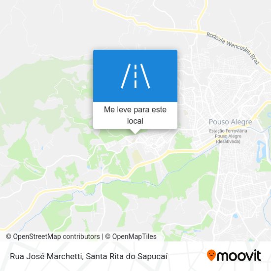 Rua José Marchetti mapa