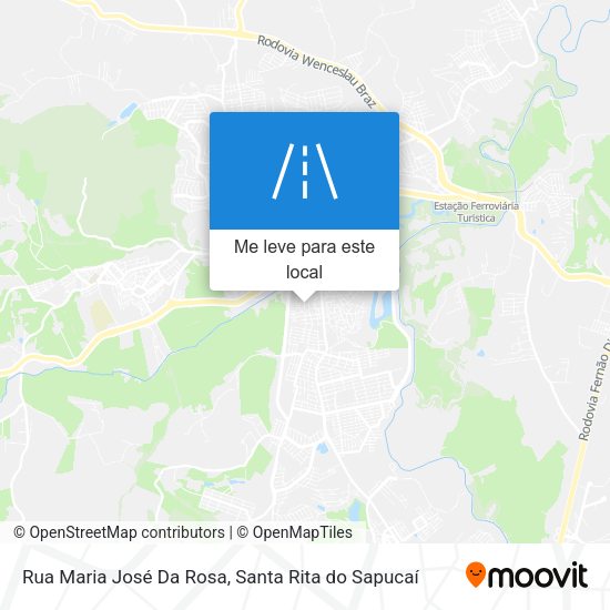 Rua Maria José Da Rosa mapa