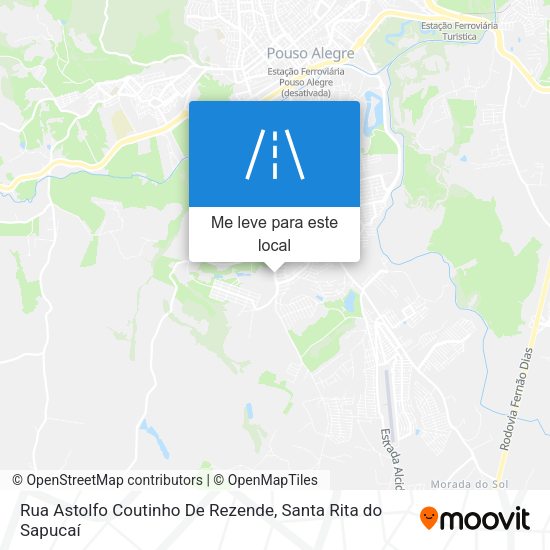 Rua Astolfo Coutinho De Rezende mapa