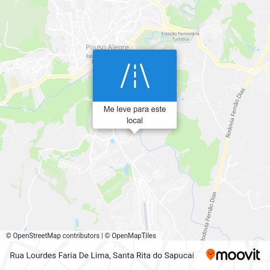 Rua Lourdes Faria De Lima mapa