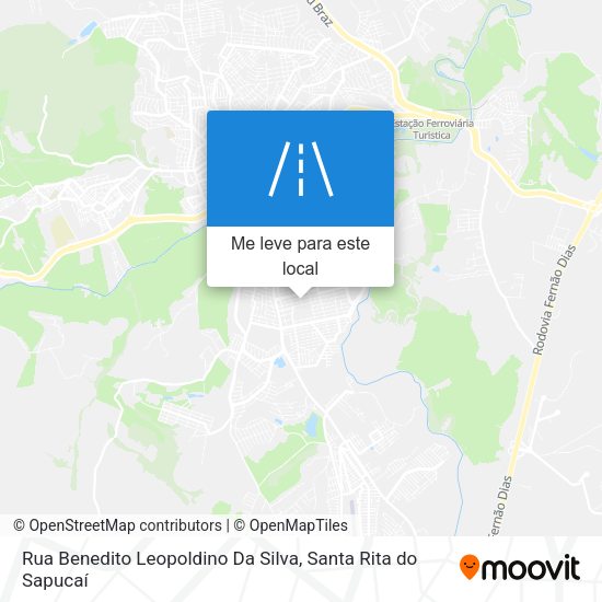 Rua Benedito Leopoldino Da Silva mapa