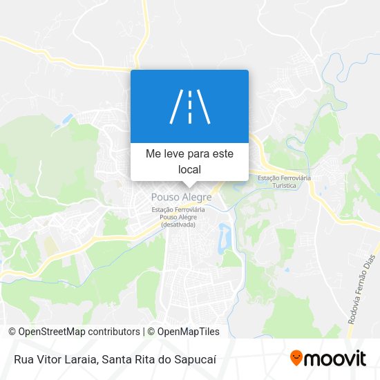 Rua Vitor Laraia mapa