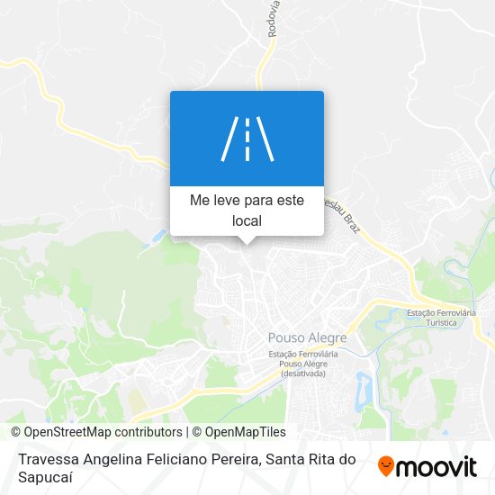Travessa Angelina Feliciano Pereira mapa