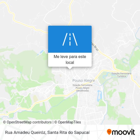 Rua Amadeu Queiróz mapa