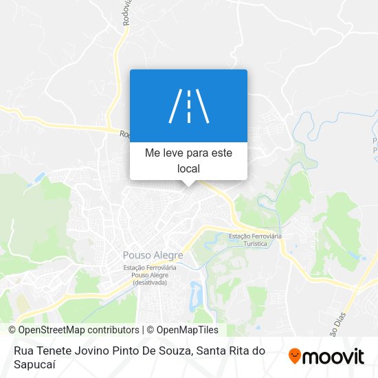 Rua Tenete Jovino Pinto De Souza mapa